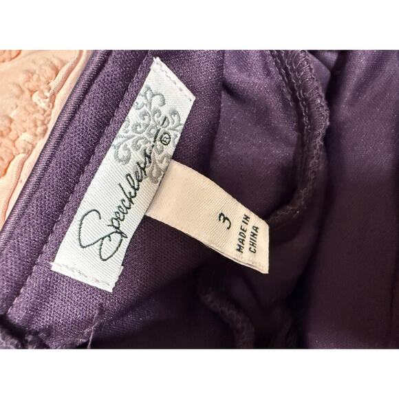 Speechless Strapless Plum Purple Homecoming SemiFormal Dance short dress Size 3 - Picture 4 of 7